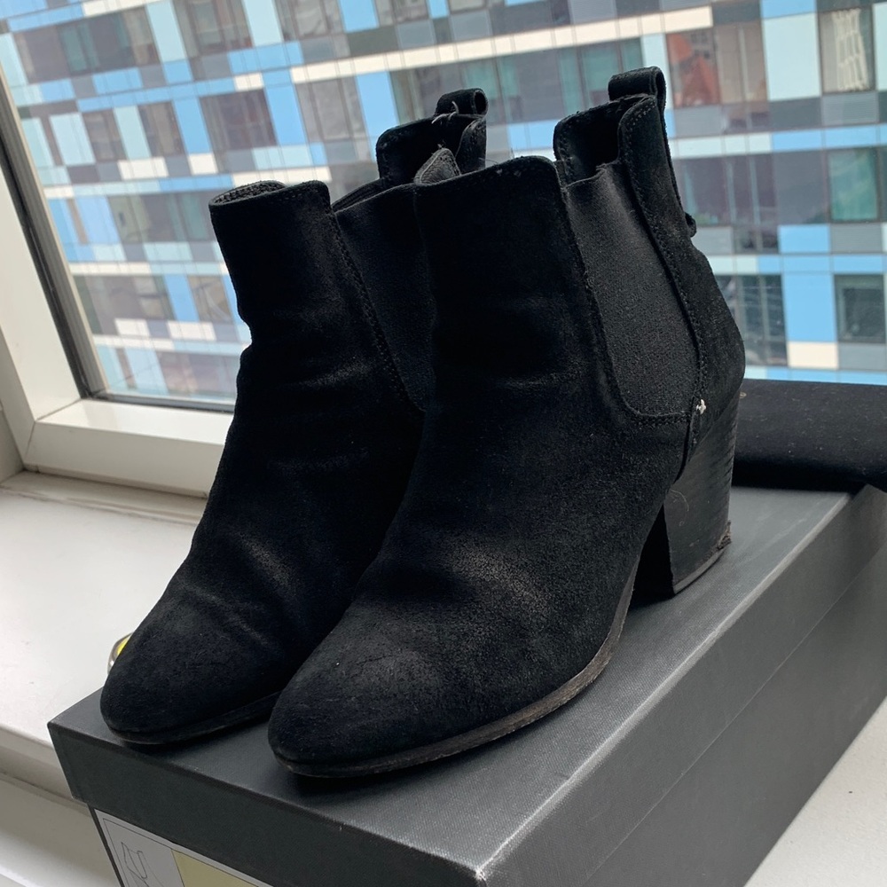 Rag & Bone Black Ankle Devon Boots